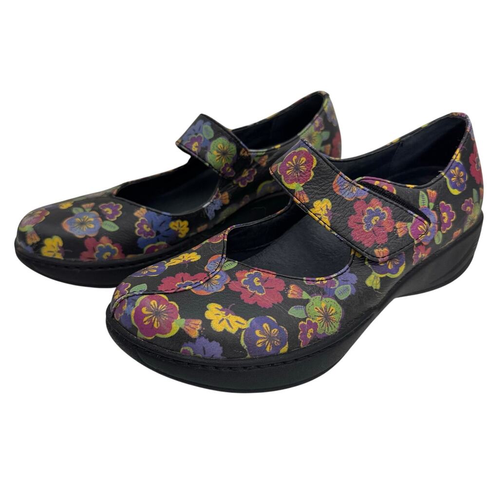 Dansko Mary Jane Floral Comfort Shoes size EU 36 Women's 5.5 to 6